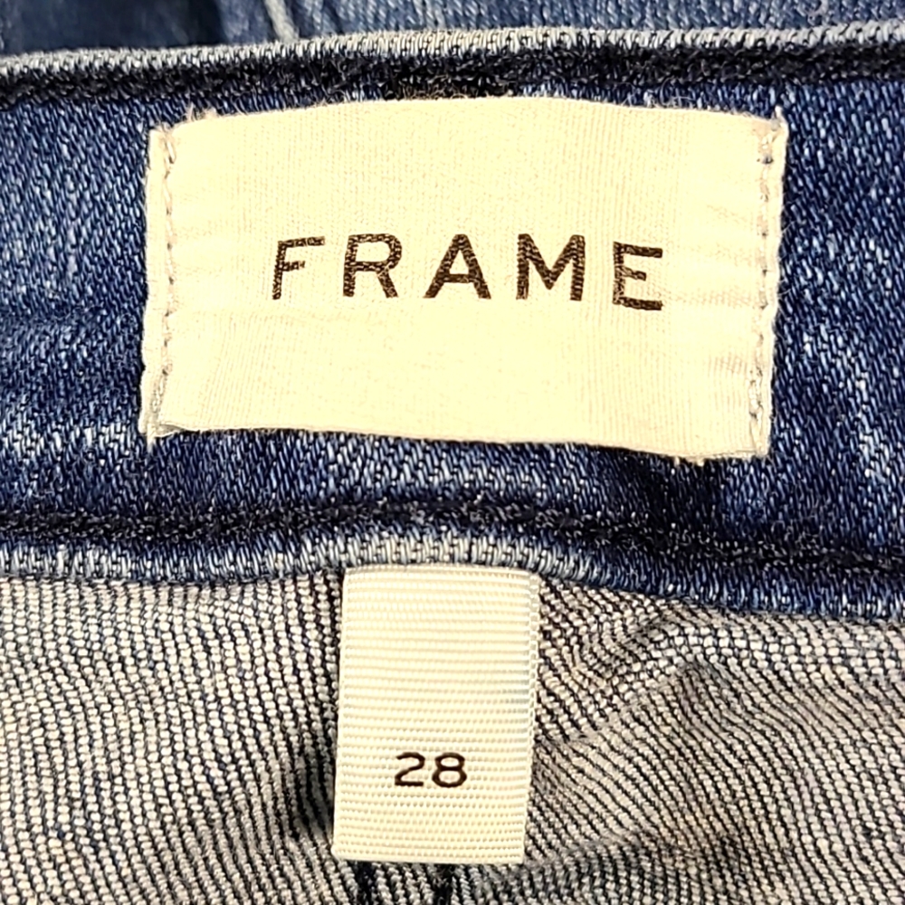 FRAME 28x26 LE HIGH STRAIGHT WOMENS GIRLS PRE-OWNED STRECH HIGH END DENIM JEANS